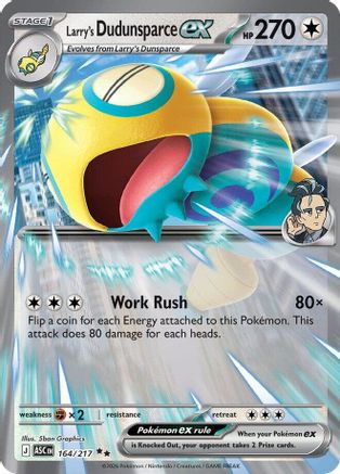 Larry's Dudunsparce ex 164 [ME Ascended Heroes] (Holofoil)
