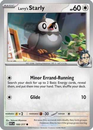 Larry's Starly 168 [ME Ascended Heroes]