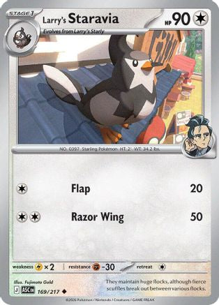 Larry's Staravia 169 [ME Ascended Heroes] (Reverse Holofoil)