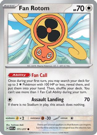 Fan Rotom 171/217 [ME Ascended Heroes]
