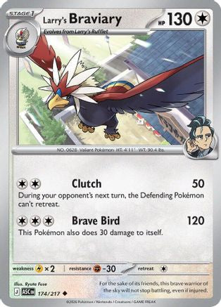 Larry's Braviary 174 [ME Ascended Heroes] (Reverse Holofoil)
