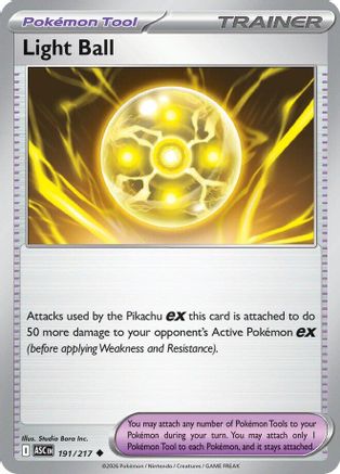 Light Ball 191 [ME Ascended Heroes] (Reverse Holofoil)