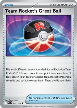 Team Rocket's Great Ball 205 [ME Ascended Heroes]