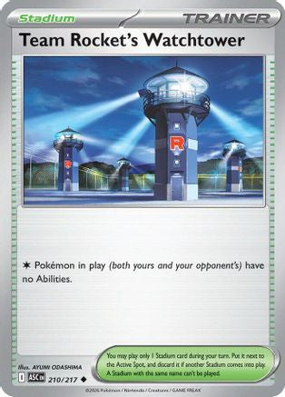 Team Rocket's Watchtower 210 [ME Ascended Heroes] (Reverse Holofoil)
