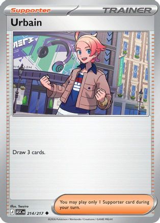 Urbain 214 [ME Ascended Heroes] (Reverse Holofoil)