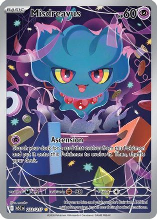 Misdreavus 233/217 [ME Ascended Heroes] (Holofoil)