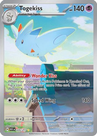 Togekiss 235/217 [ME Ascended Heroes] (Holofoil)