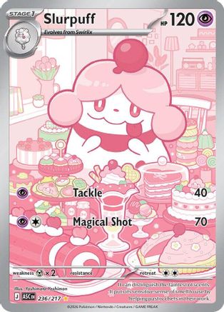 Slurpuff 236/217 [ME Ascended Heroes] (Holofoil)