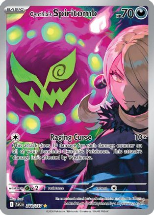 Cynthia's Spiritomb 244/217 [ME Ascended Heroes] (Holofoil)