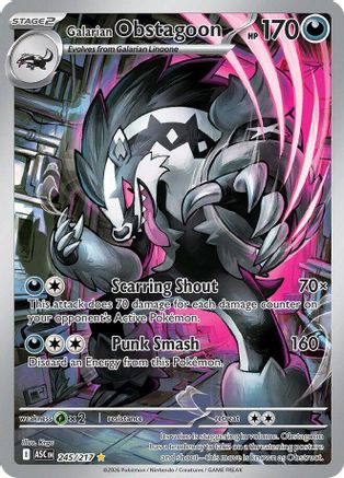 Galarian Obstagoon 245/217 [ME Ascended Heroes] (Holofoil)