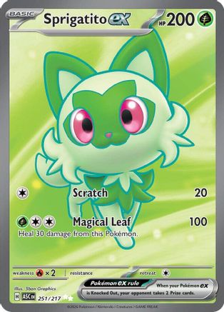 Sprigatito ex 251 [ME Ascended Heroes] (Holofoil)