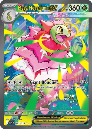 Mega Meganium ex 272/217 [ME Ascended Heroes] (Holofoil)