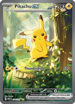 Pikachu ex 276/217 [ME Ascended Heroes] (Holofoil)