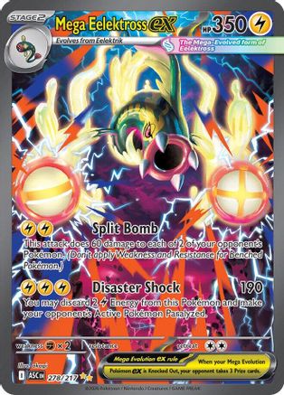 Mega Eelektross ex 278/217 [ME Ascended Heroes] (Holofoil)