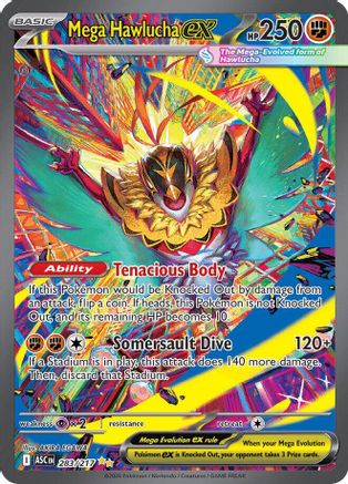 Mega Hawlucha ex 283/217 [ME Ascended Heroes] (Holofoil)