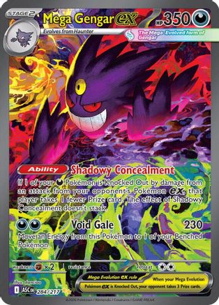 Mega Gengar ex 284/217 [ME Ascended Heroes] (Holofoil)