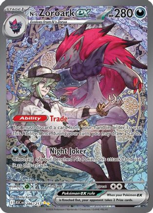 N's Zoroark ex 286/217 [ME Ascended Heroes] (Holofoil)