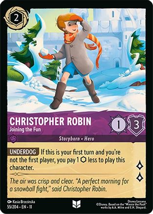 Christopher Robin - Joining the Fun (55/204) Winterspell (Cold Foil)