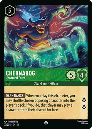 Chernabog - Unnatural Force (77/204) Winterspell (Cold Foil)