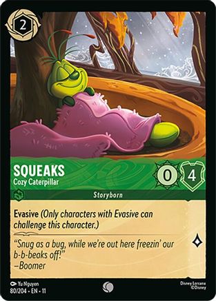Squeaks - Cozy Caterpillar (80/204) Winterspell (Cold Foil)