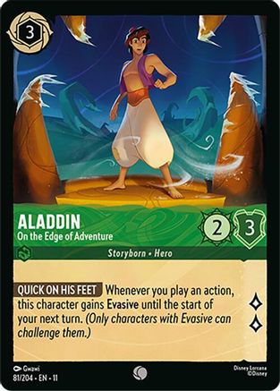 Aladdin - On the Edge of Adventure (81/204) Winterspell (Non-Foil)