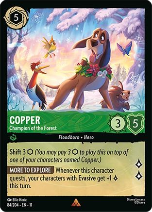 Copper - Champion of the Forest (84/204) Winterspell (Non-Foil)