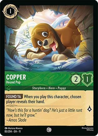 Copper - Hound Pup (85/204) Winterspell (Non-Foil)