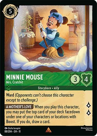 Minnie Mouse - Mrs. Cratchit (88/204) Winterspell (Cold Foil)
