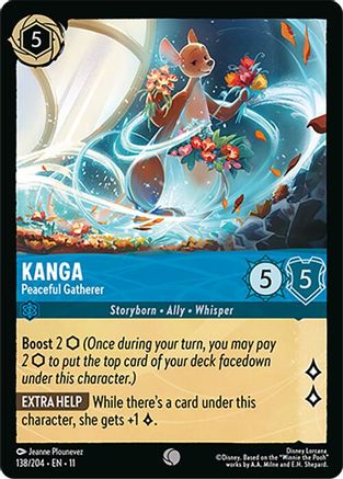 Kanga - Peaceful Gatherer (138/204) Winterspell (Cold Foil)