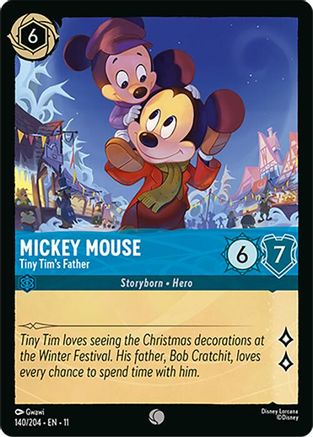 Mickey Mouse - Tiny Tim's Father (140/204) Winterspell (Cold Foil)