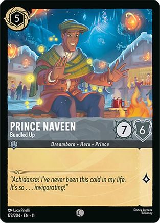 Prince Naveen - Bundled Up (173/204) Winterspell (Cold Foil)