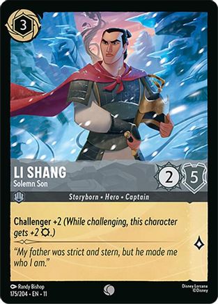 Li Shang - Solemn Son (175/204) Winterspell (Non-Foil)