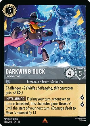 Darkwing Duck - Darkwarrior (188/204) Winterspell (Non-Foil)