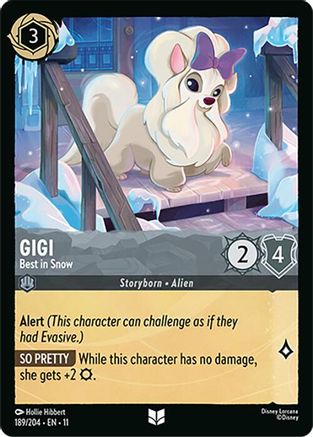 Gigi - Best in Snow (189/204) Winterspell (Cold Foil)