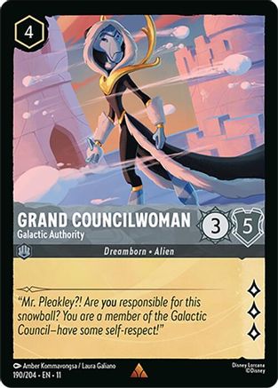 Grand Councilwoman - Galactic Authority (190/204) Winterspell (Cold Foil)