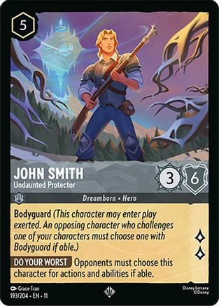 John Smith - Undaunted Protector (193/204) Winterspell (Cold Foil)