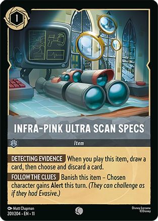 Infra-Pink Ultra Scan Specs (201/204) Winterspell (Cold Foil)