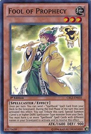 Fool of Prophecy [CBLZ-EN035] Super Rare