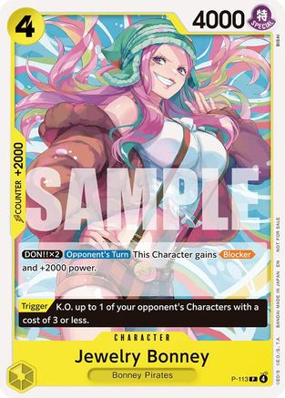 Jewelry Bonney (Heroines Battle Pack) [One Piece Promotion Cards] Promo