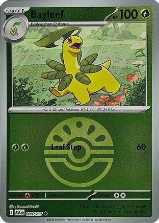 Bayleef (Friend Ball) 009 [ME Ascended Heroes] (Reverse Holofoil)
