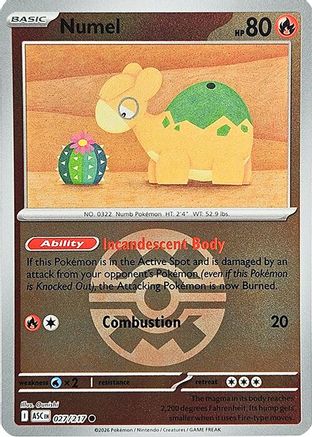 Numel (Quick Ball) 027/217 [ME Ascended Heroes] (Reverse Holofoil)