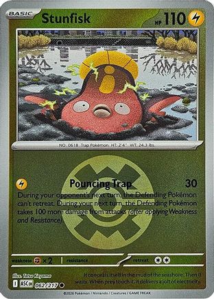 Stunfisk (Quick Ball) 062 [ME Ascended Heroes] (Reverse Holofoil)