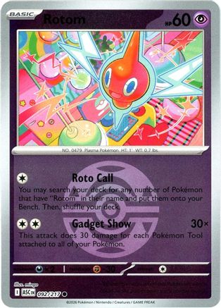 Rotom (Dusk Ball) 092 [ME Ascended Heroes] (Reverse Holofoil)