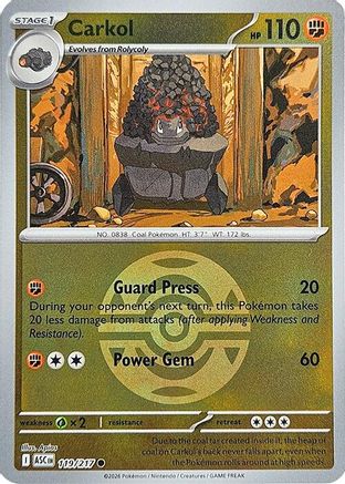 Carkol (Dusk Ball) 119 [ME Ascended Heroes] (Reverse Holofoil)