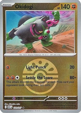 Okidogi (Friend Ball) 122 [ME Ascended Heroes] (Reverse Holofoil)