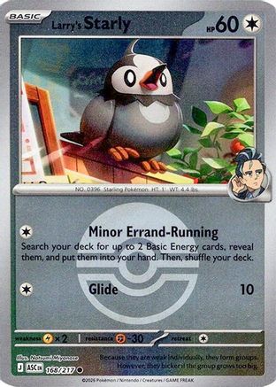 Larry's Starly (Poke Ball) 168 [ME Ascended Heroes] (Reverse Holofoil)