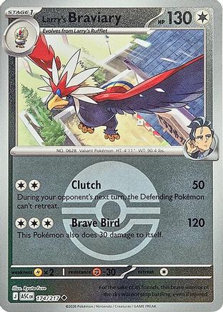 Larry's Braviary (Poke Ball) 174 [ME Ascended Heroes] (Reverse Holofoil)