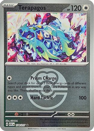 Terapagos (Love Ball) 178 [ME Ascended Heroes] (Reverse Holofoil)