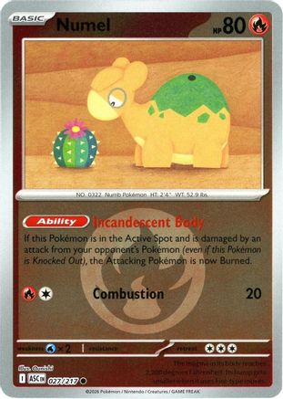 Numel (Energy Symbol Pattern) 027/217 [ME Ascended Heroes] (Reverse Holofoil)