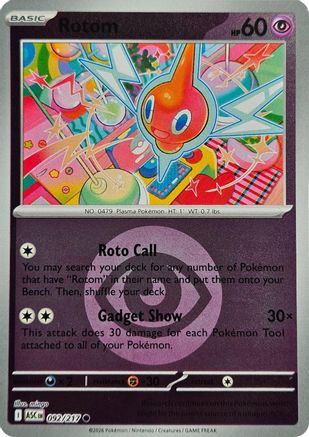Rotom (Energy Symbol Pattern) 092 [ME Ascended Heroes] (Reverse Holofoil)
